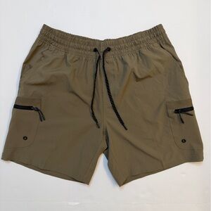 Legend Discovery Olive Green Men's Cargo Shorts